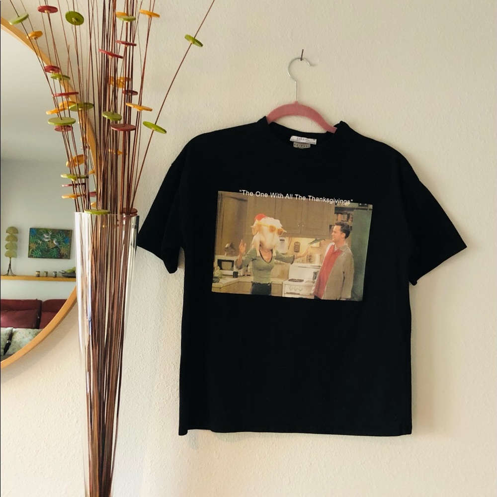 Zara Friends Thanksgiving t-shirt in size large.